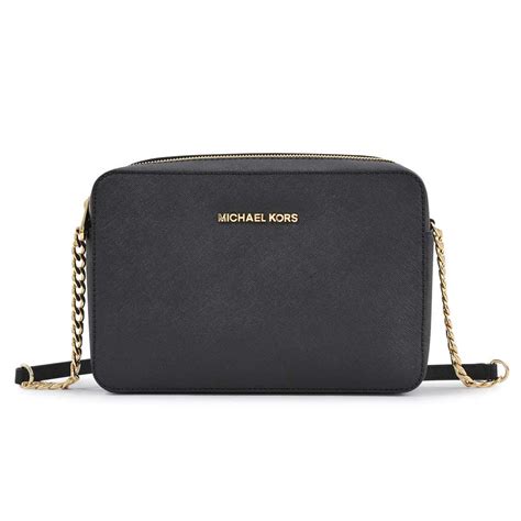 michael kors lg ew crossbody bag black|michael kors small black crossbody.